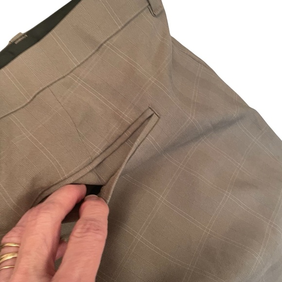 Perry Ellis Portfolio Tweed/Window Pane Dress Pants-Size 38x30 NWT-Non iron - Picture 10 of 13